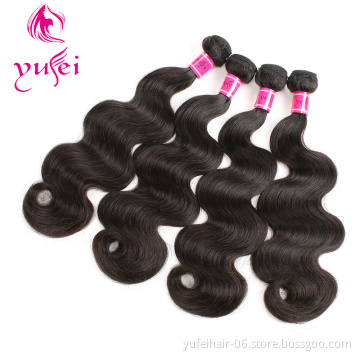 YUFEI hair bundles ,brazilian body wave bundles,virgin human hair